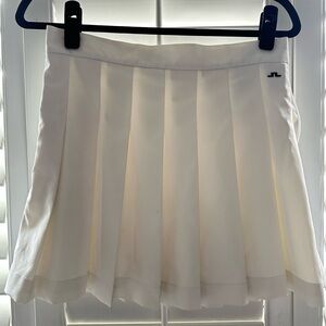 J.Lindeberg Ivory golf Pleated Skirt